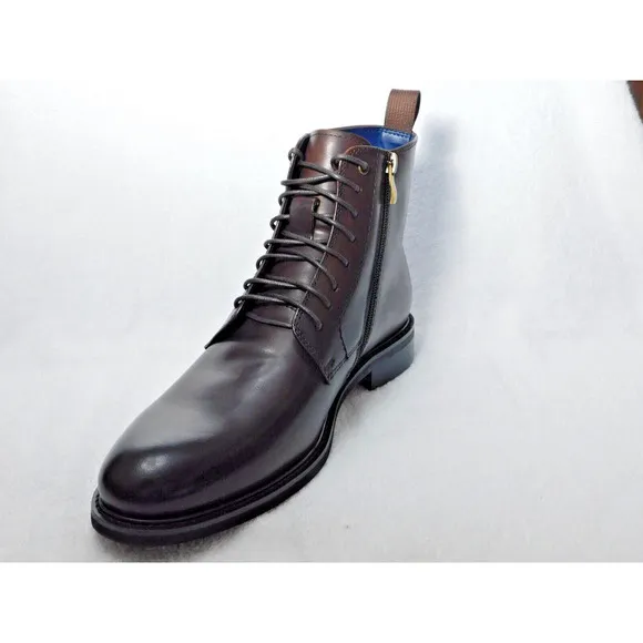 M22 Steve Madden Brown Yenith Men's Lace Up Leather Boot 9 M