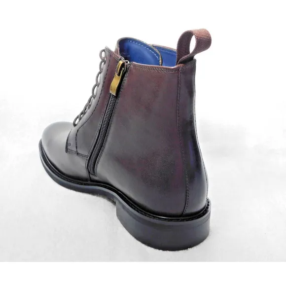 M22 Steve Madden Brown Yenith Men's Lace Up Leather Boot 9 M