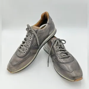 Magnanni Cristian Sneakers Men's 11 M Gray Leather Casual Lace Up Shoes