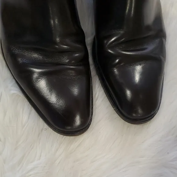 Marc Jacobs Black Chukka Chelsea men's ankle Boots Sleek Leather Design