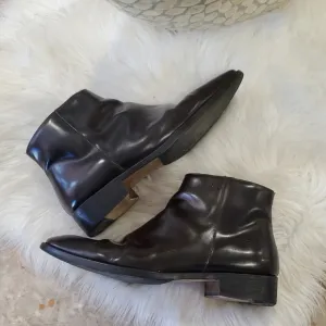 Marc Jacobs Black Chukka Chelsea men's ankle Boots Sleek Leather Design