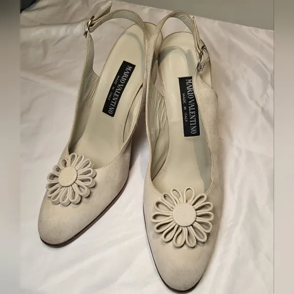 Mario Valentino Women's Cream Shoes
