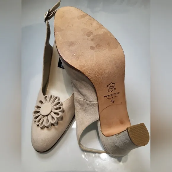 Mario Valentino Women's Cream Shoes
