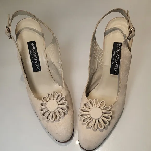Mario Valentino Women's Cream Shoes