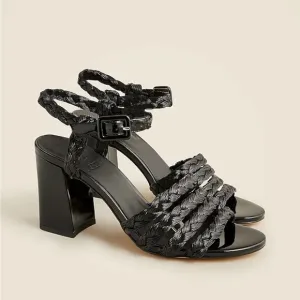 Maryam Nassir Zadeh x J. Crew Black Heeled Sandals