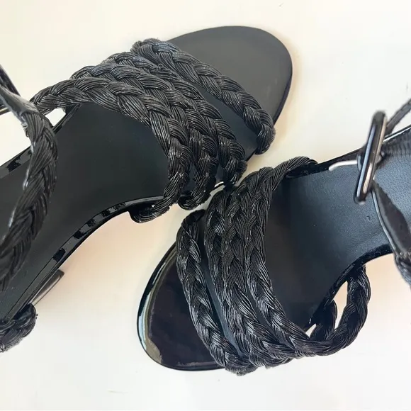 Maryam Nassir Zadeh x J. Crew Black Heeled Sandals