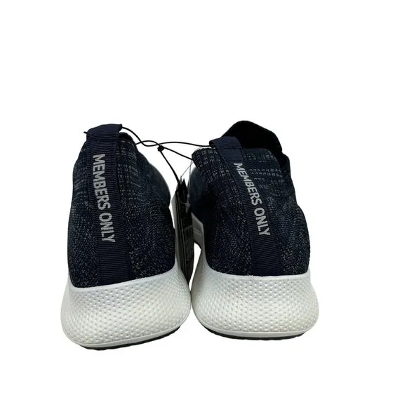 Members Only Mens Epic Navy Slip-On Sneakers Size 10 US / 43 EU
