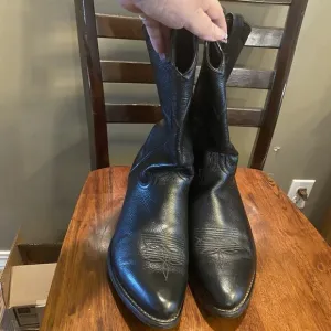 Men’s Abilene Cowboy Boots Black Sz 12EE