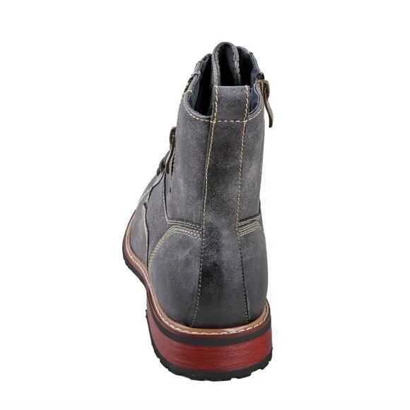Mens Ankle Boots, Combat, Lace Up Ferro Aldo, Size 10.5