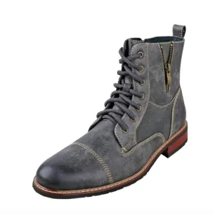 Mens Ankle Boots, Combat, Lace Up Ferro Aldo, Size 10.5