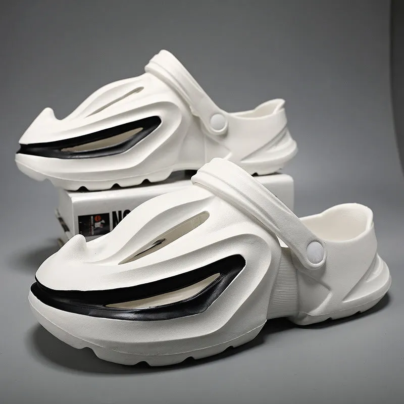 men's beach shoes, men's shark sandals, men's bath shoes, men's sandals