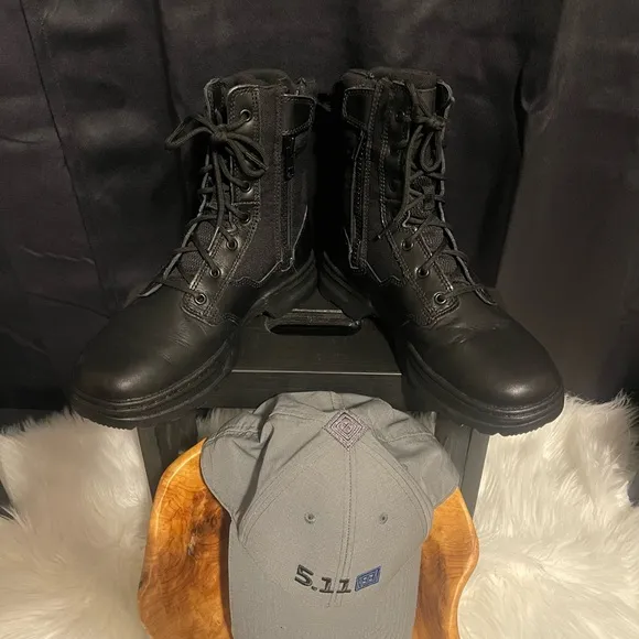 Men's Black Tactical Boots 5.11 sz9