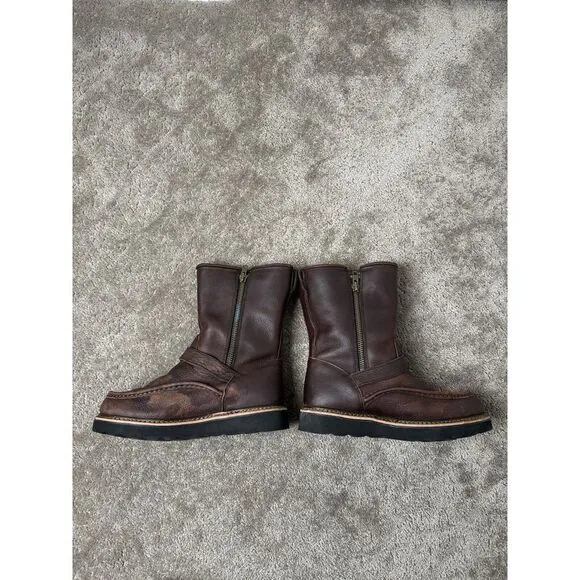 Mens Boots Wood n' Stream 6005 Flyway Red Oak Men's 8.5M‎ Waterproof Leather