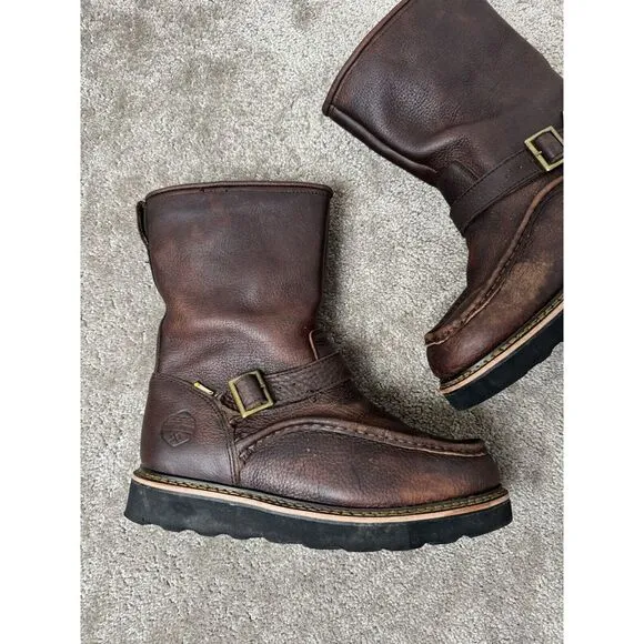 Mens Boots Wood n' Stream 6005 Flyway Red Oak Men's 8.5M‎ Waterproof Leather