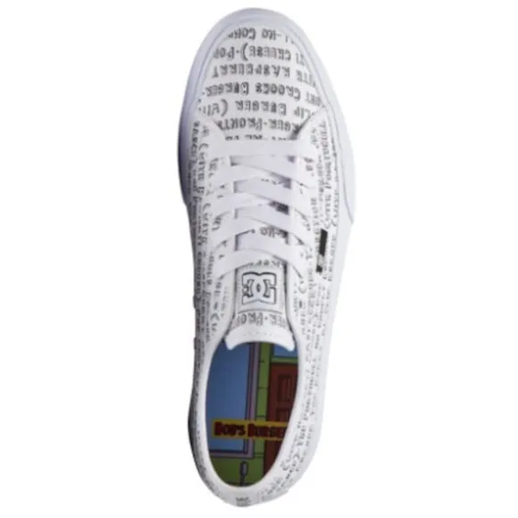 Mens DC X Bob's Burgers Manual Shoes / Sneakers Size: 10 NIB