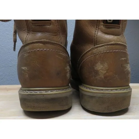 Mens Georgia 6'' Barracuda Brown Wedge‎ Steel Toe Work Boots G6342 Size 12 M