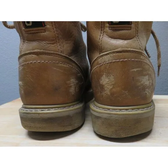 Mens Georgia 6'' Barracuda Brown Wedge‎ Steel Toe Work Boots G6342 Size 12 M