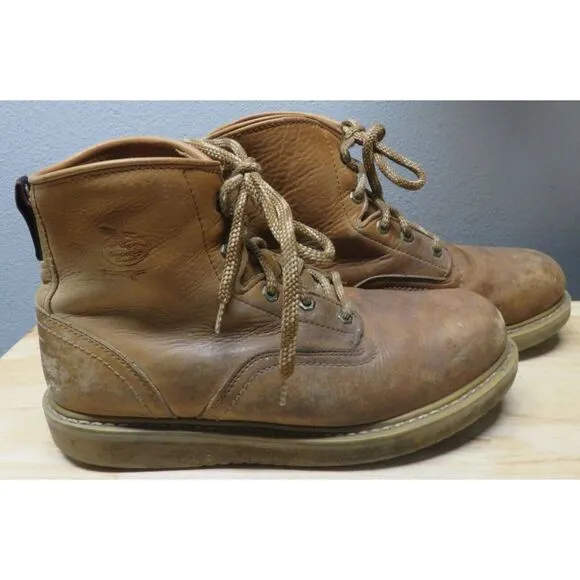 Mens Georgia 6'' Barracuda Brown Wedge‎ Steel Toe Work Boots G6342 Size 12 M