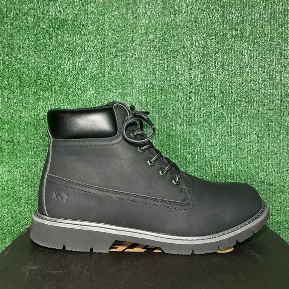 Men's Hi-Tec Reznor 6&quot; Soft Toe Black Work Boots Size 10 New With Original Box
