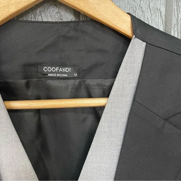 Men's Layered Suit Vest Business Dress Vests Formal Wedding Waistcoat Slim Fit