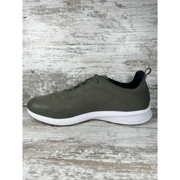 Men's L.L. Bean Active Sport Trail Running/Hiking Shoe Green Sz 12M Athletic