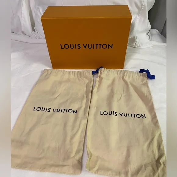 Men’s LOUIS VUITTON LV Luxembourg Samothrace Sneakers 'White with Blue' Size 7.5
