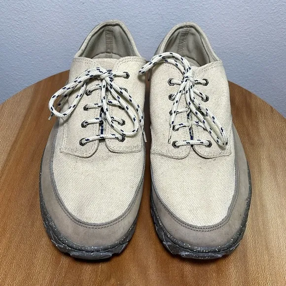 MENS Nike ACG Zion Low Hiking Shoes Sneakers Beige Canvas Vintage Size 12 RARE!