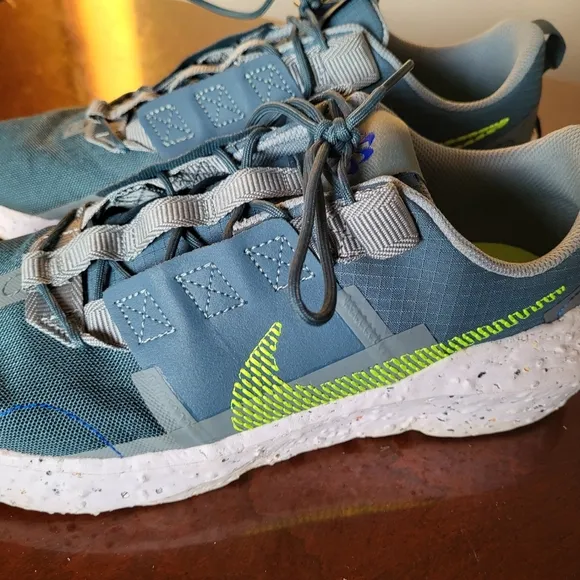 Men's Nike Crater Impact SE Ash Green Volt 2022 Sneakers DJ6308-002 Size 10.5
