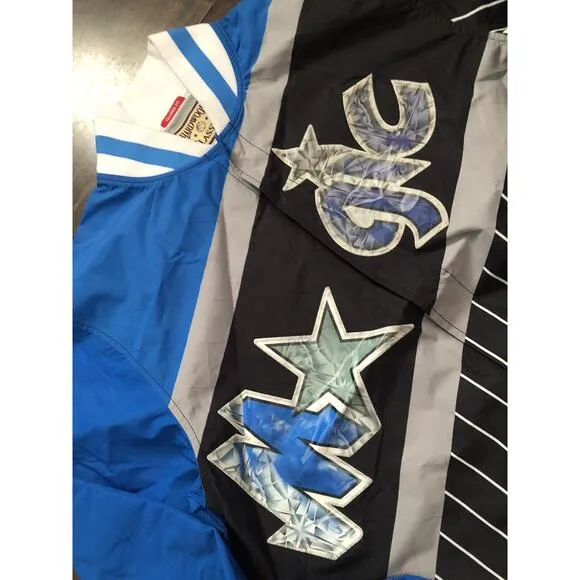 Men's Orlando Magic Mitchell &amp; Ness Black Hardwood Classics 75th Anniversary Set