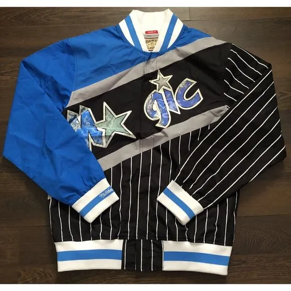 Men's Orlando Magic Mitchell &amp; Ness Black Hardwood Classics 75th Anniversary Set