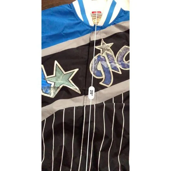 Men's Orlando Magic Mitchell &amp; Ness Black Hardwood Classics 75th Anniversary Set