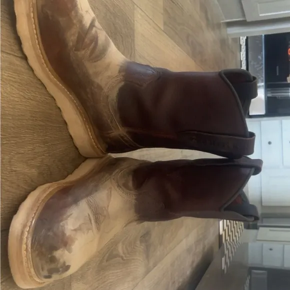 Mens Red Wing Steel Toe Work Boots size 9 wide ( Irish setters )