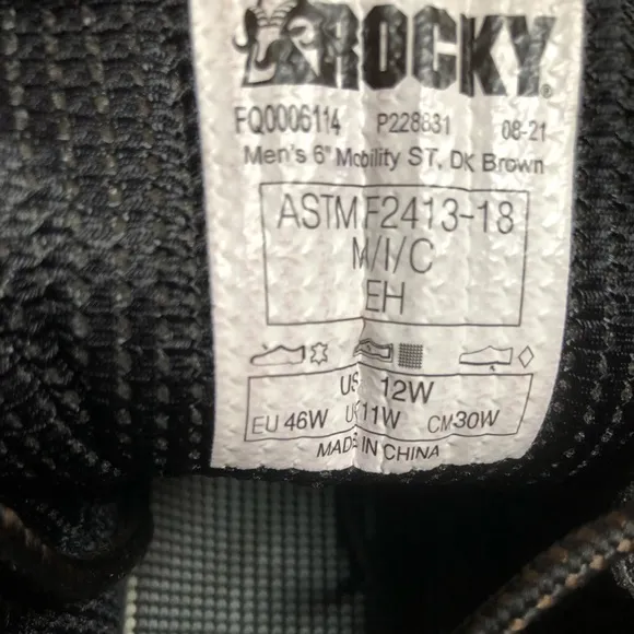 Men’s Rocky Work Boots