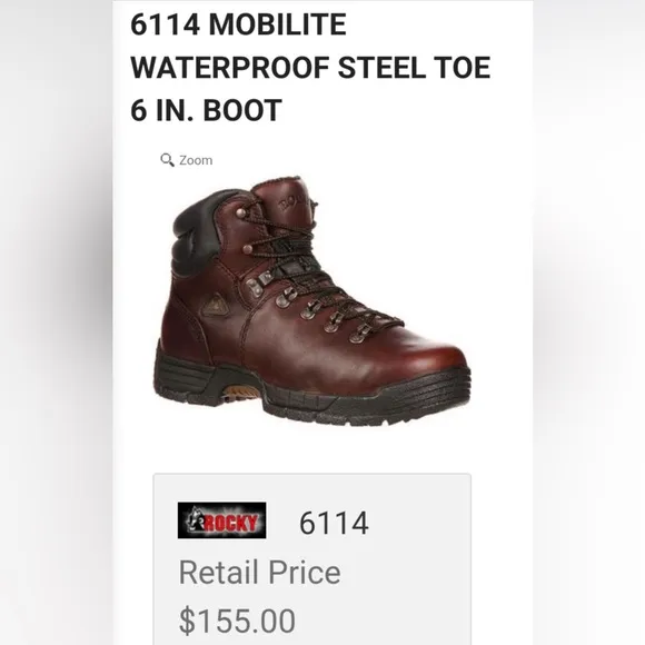 Men’s Rocky Work Boots