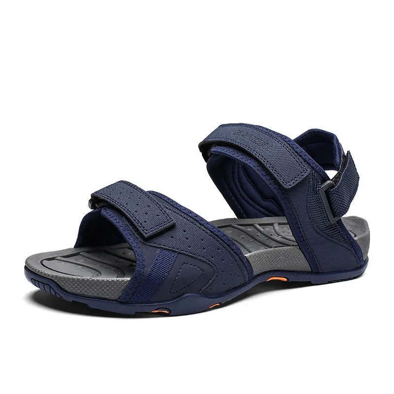 Men's Sandals Stitching Soft Sole Casual Beach Shoes