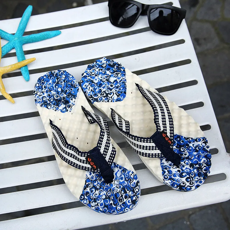 Men'S Slippers, Men'S Flip Flops, Men'S Sandals And Slippers, Non-Slip Soft Bottom, Fashion Outer Wear, Massage Camouflage Beach Tide