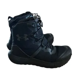 Men's Under Armour Micro G Valsetz Mid Tactical Boots 'Black' 3023743 001 Size 9