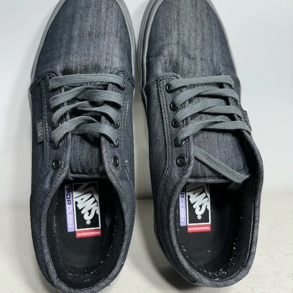 Men's Vans Chukka Low Off the Wall Chambray Denim Skate Shoes 9