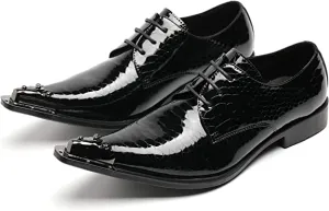 Men's Western Derby Metal Tip