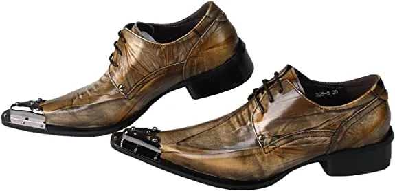 Men's Western Derby Metal Tip
