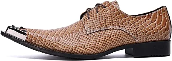 Men's Western Derby Metal Tip