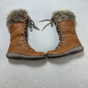 Merrell Boots Womens 7.5 Snowcreek Tall Polar Waterproof Brown Mid-Calf J001812