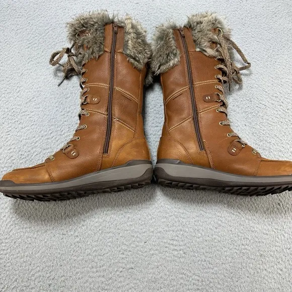 Merrell Boots Womens 7.5 Snowcreek Tall Polar Waterproof Brown Mid-Calf J001812