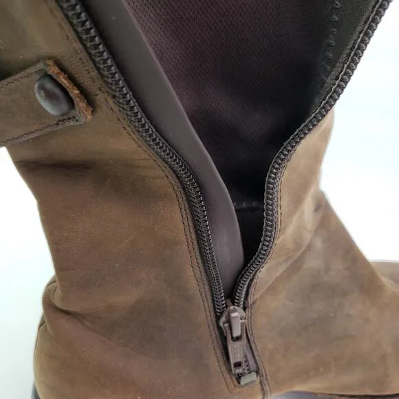 Merrell Captiva Launch Womens Size 9 Cinnamon Brown Leather Waterproof Boots