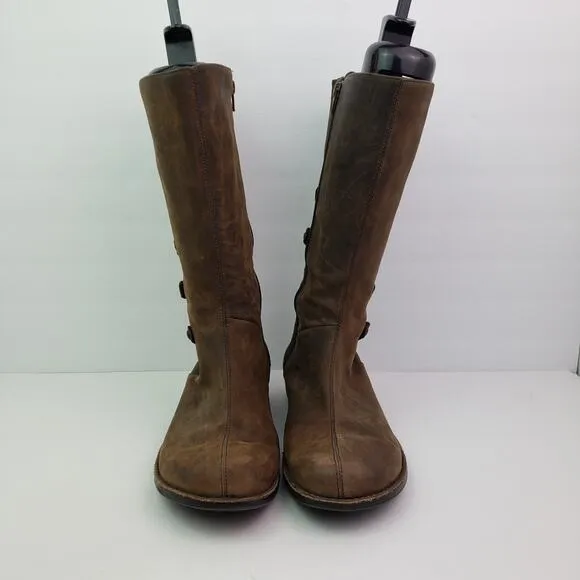Merrell Captiva Launch Womens Size 9 Cinnamon Brown Leather Waterproof Boots