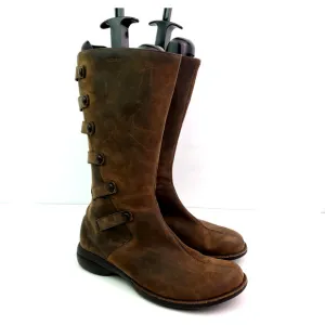 Merrell Captiva Launch Womens Size 9 Cinnamon Brown Leather Waterproof Boots