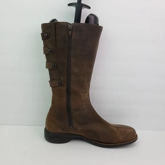 Merrell Captiva Launch Womens Size 9 Cinnamon Brown Leather Waterproof Boots