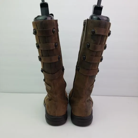 Merrell Captiva Launch Womens Size 9 Cinnamon Brown Leather Waterproof Boots