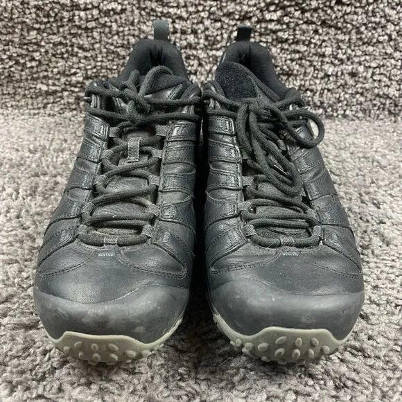 Merrell Cham 7 Slam Luna LTR Mens 11.5 Black Leather Hiking Shoes Men’s 13
