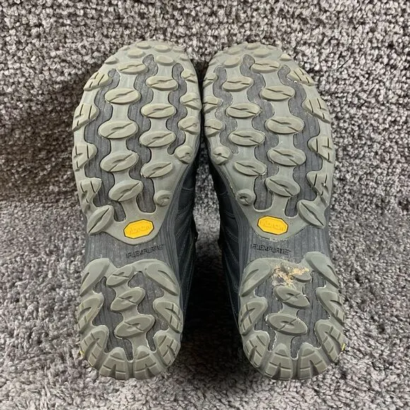 Merrell Cham 7 Slam Luna LTR Mens 11.5 Black Leather Hiking Shoes Men’s 13
